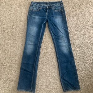 SILVER AIKO JEANS W29 x L35